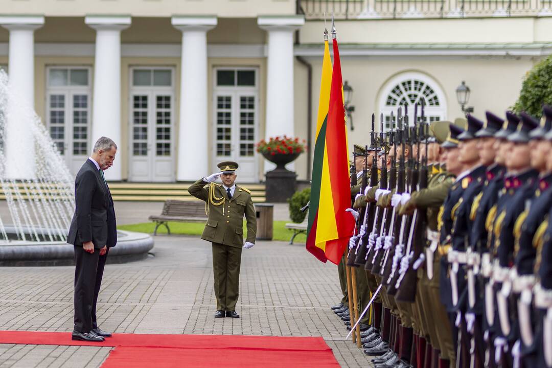 Lietuvoje lankosi Ispanijos karalius