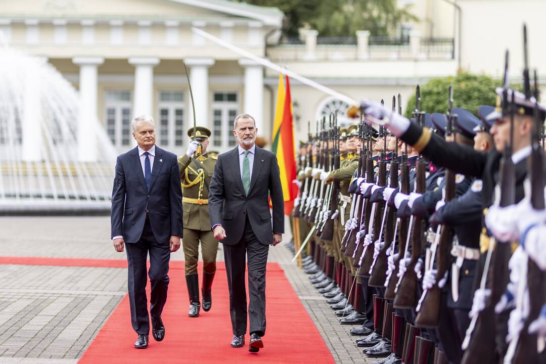 Lietuvoje lankosi Ispanijos karalius