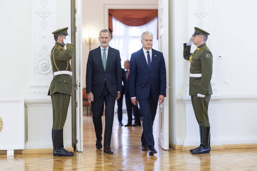 Lietuvoje lankosi Ispanijos karalius