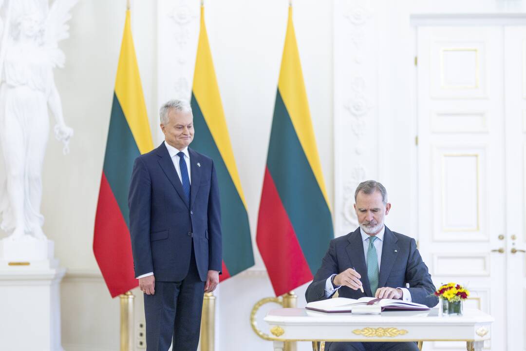 Lietuvoje lankosi Ispanijos karalius
