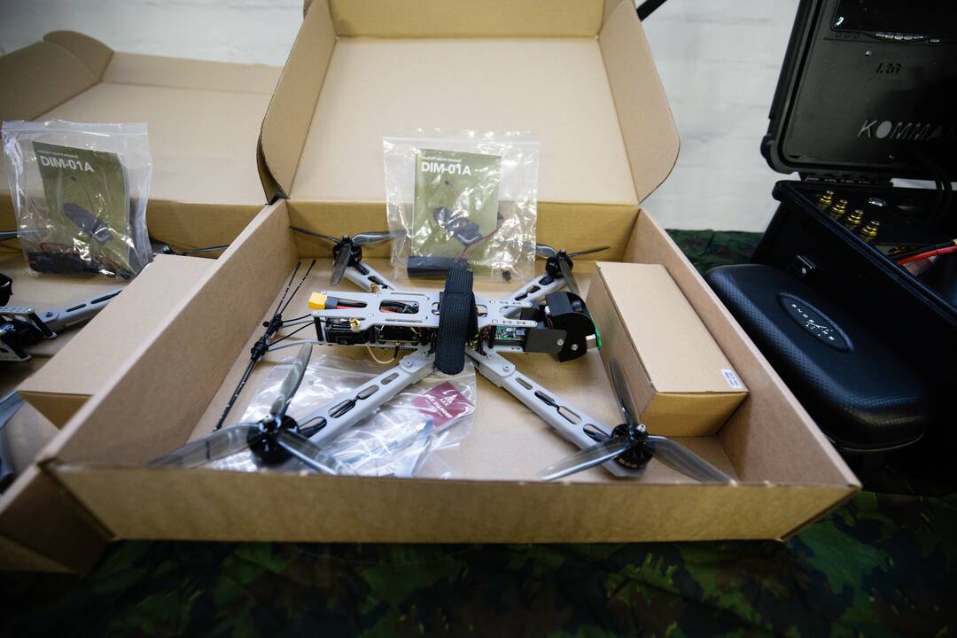 Kariuomenę pasiekė tūkstantis lietuvių gamintų FPV dronų