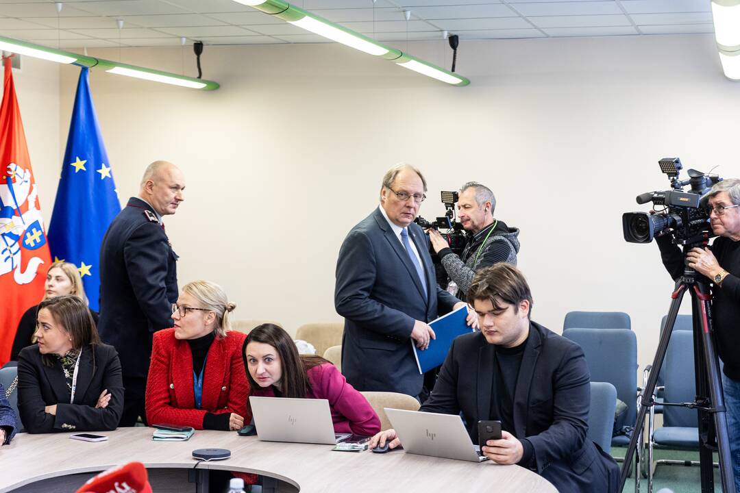 Spaudos konferencija apie atliekamą ikiteisminį tyrimą, susijusį su „Foxpay“