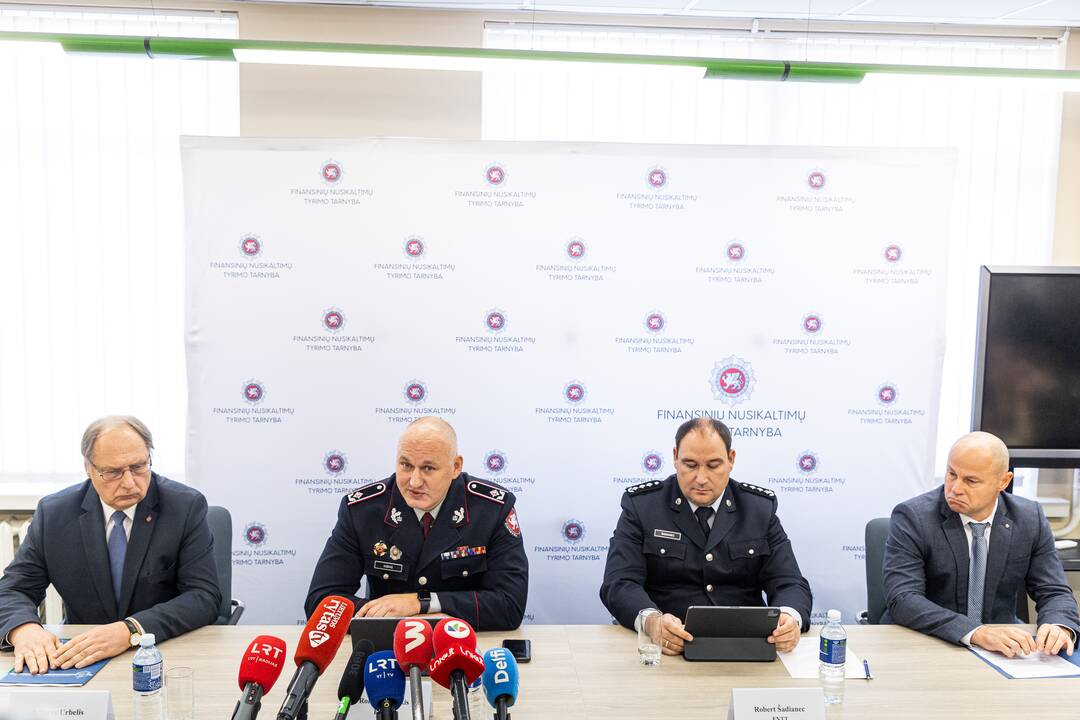 Spaudos konferencija apie atliekamą ikiteisminį tyrimą, susijusį su „Foxpay“