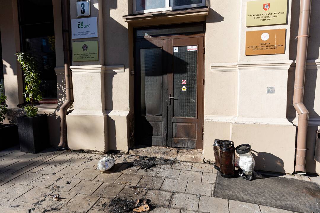 Vilniaus centre, kaip įtariama, siautėjo padegėjas