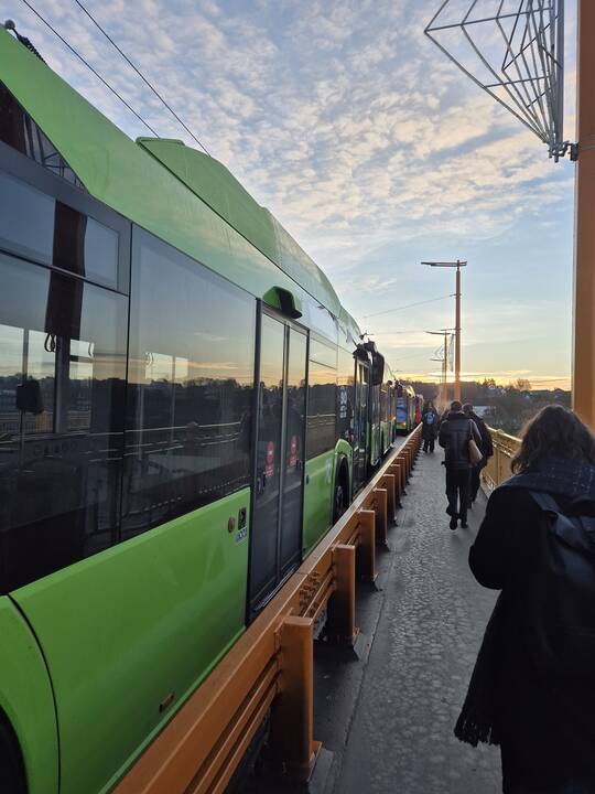 Kaune – automobilių avarijos ir spūstys