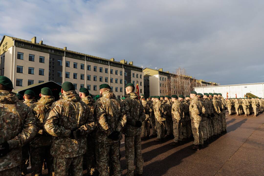 Divizijos atkūrimo ceremonija
