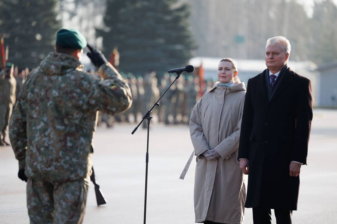 Divizijos atkūrimo ceremonija