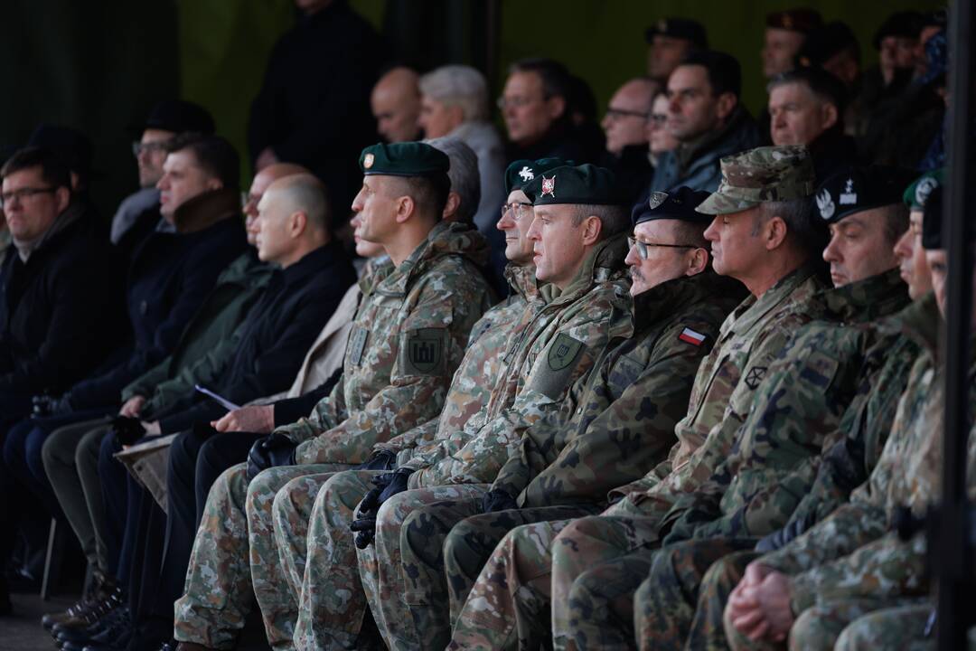 Divizijos atkūrimo ceremonija