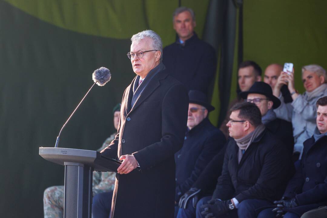Divizijos atkūrimo ceremonija