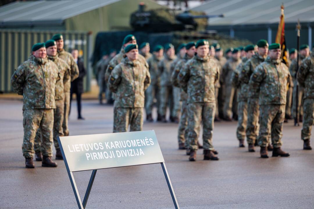 Divizijos atkūrimo ceremonija