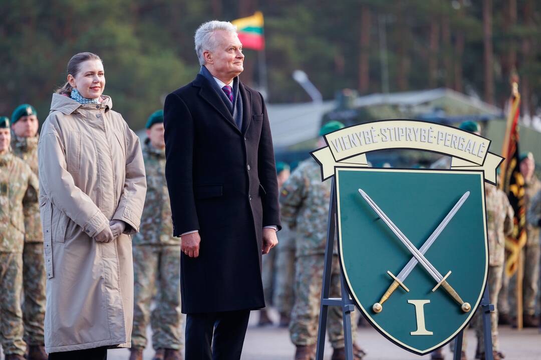 Divizijos atkūrimo ceremonija