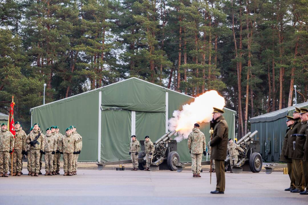 Divizijos atkūrimo ceremonija