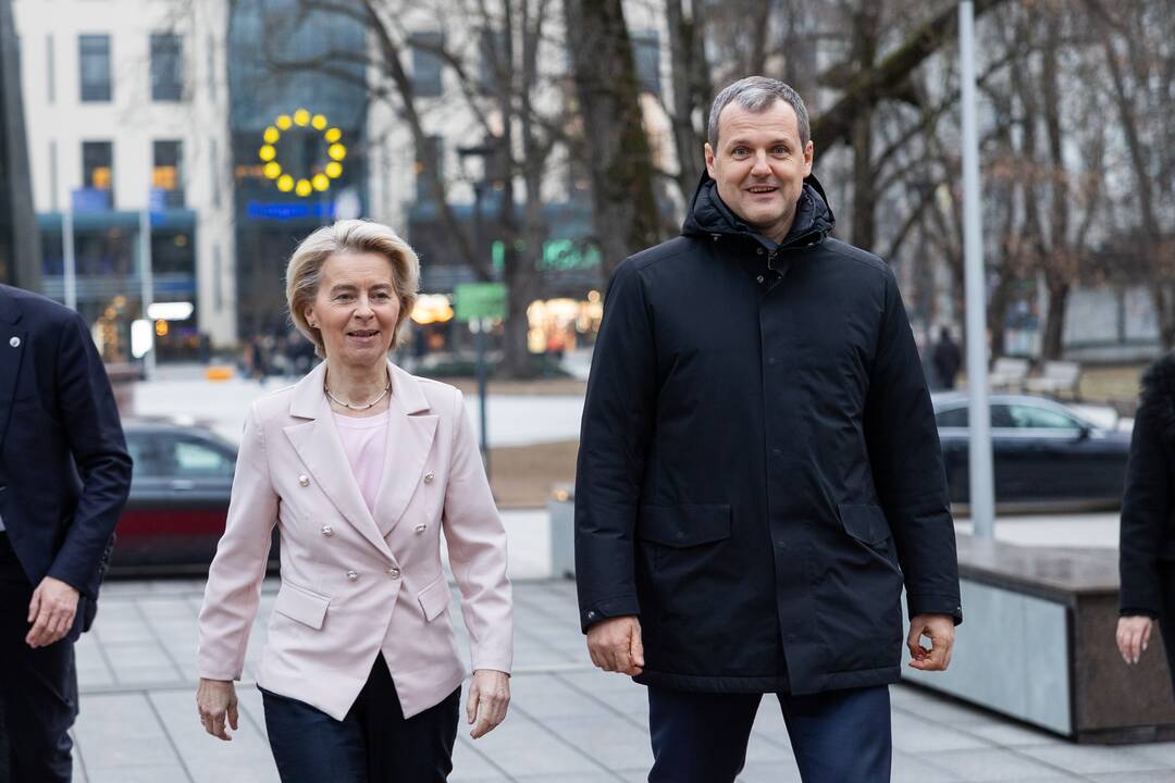 Ursula von der Leyen susitiko su Gintautu Palucku