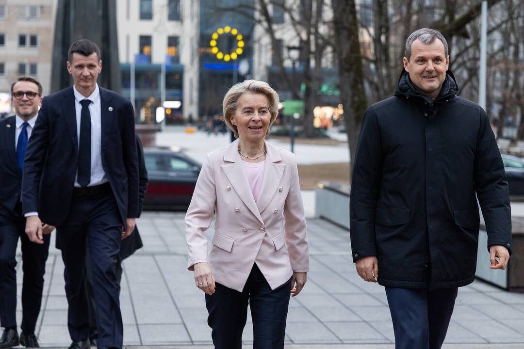 Ursula von der Leyen susitiko su Gintautu Palucku