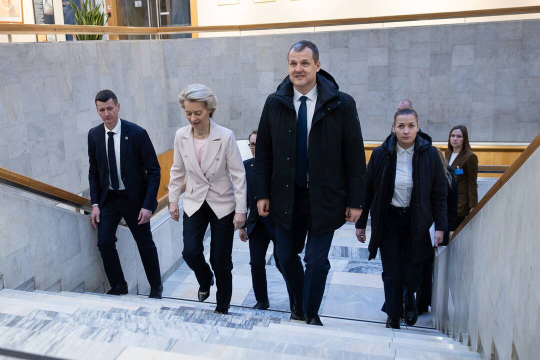 Ursula von der Leyen susitiko su Gintautu Palucku