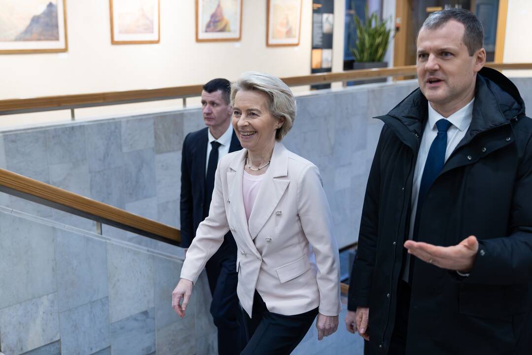 Ursula von der Leyen susitiko su Gintautu Palucku