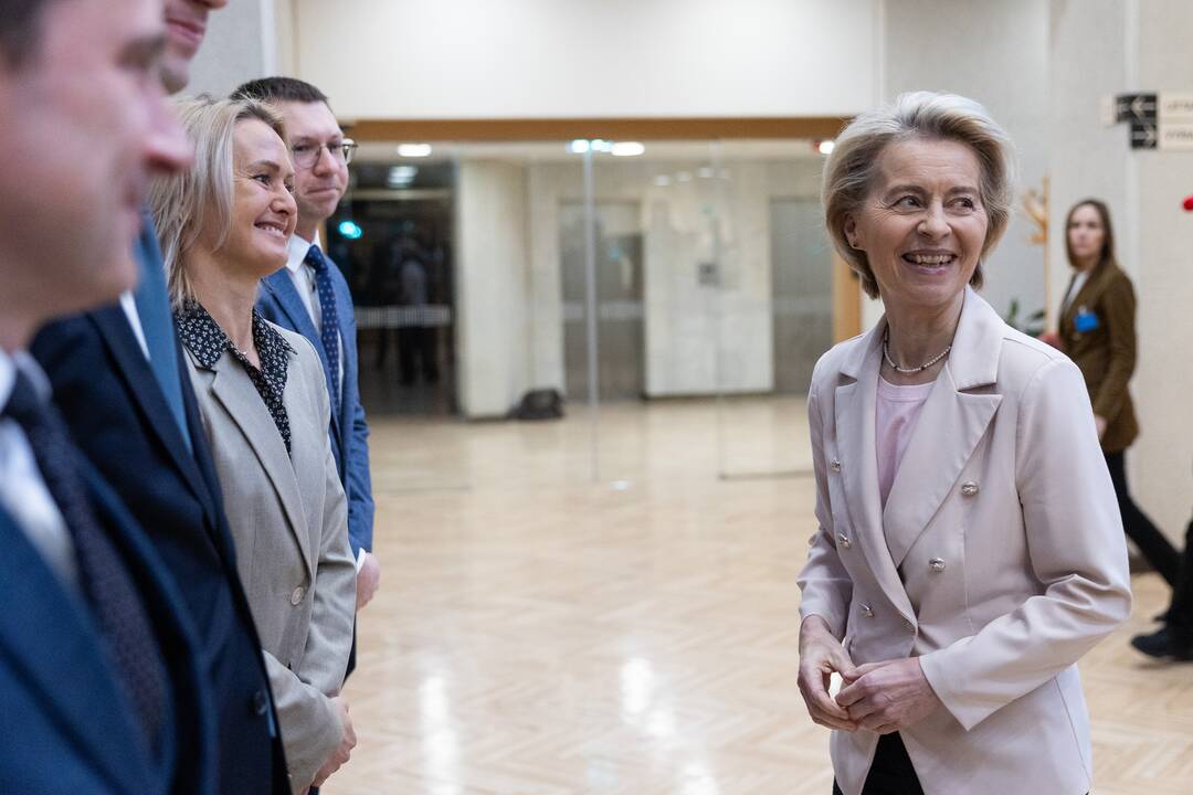 Ursula von der Leyen susitiko su Gintautu Palucku