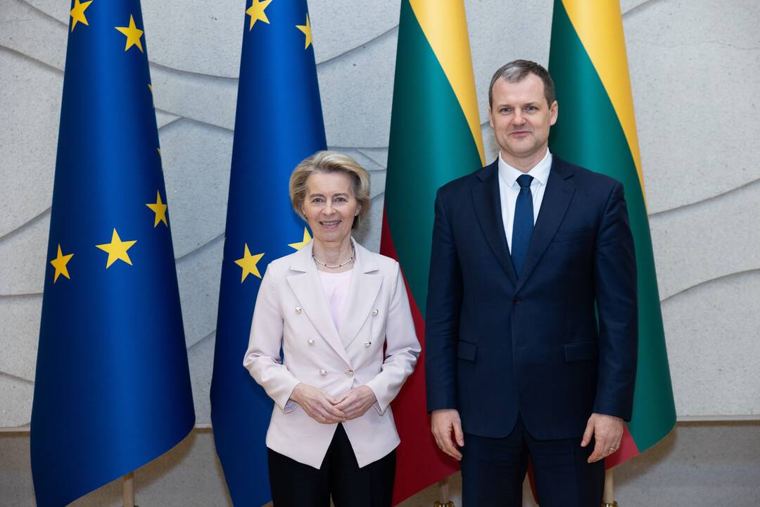 Ursula von der Leyen susitiko su Gintautu Palucku