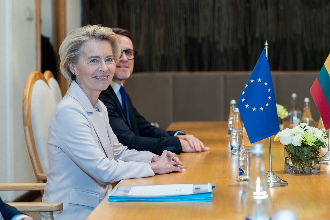 Ursula von der Leyen susitiko su Gintautu Palucku
