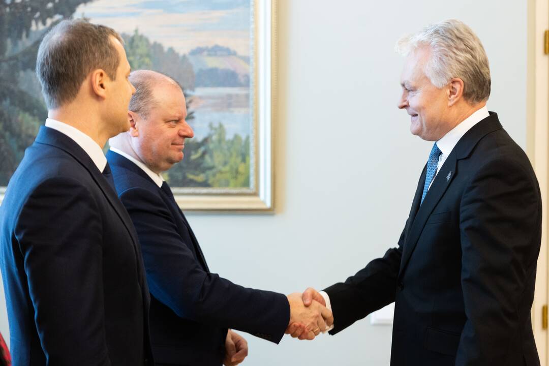Prezidentas susitiko su partijų lyderiais