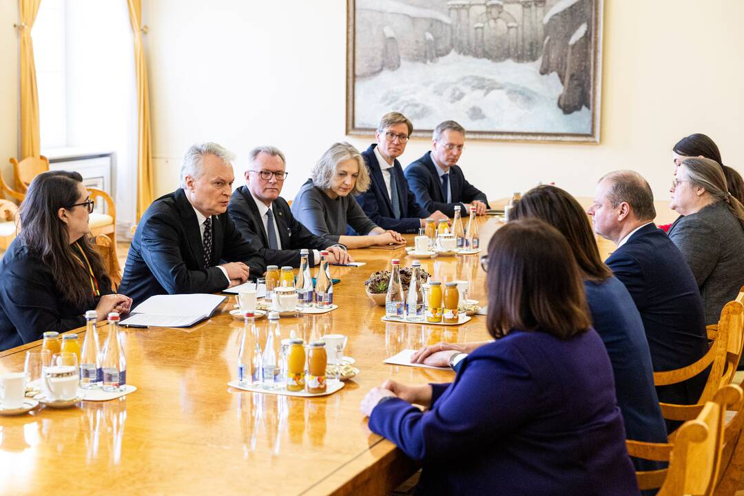 Prezidentas susitiko su Seimo valdyba