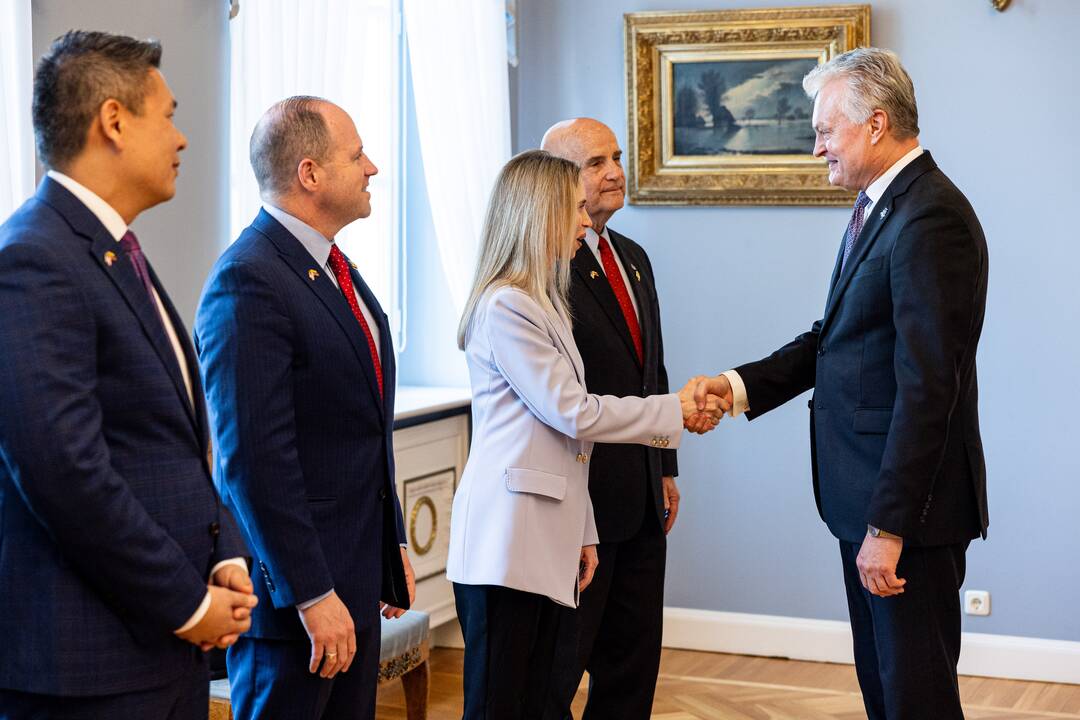 Gitanas Nausėda susitiko su JAV Kongreso nariais