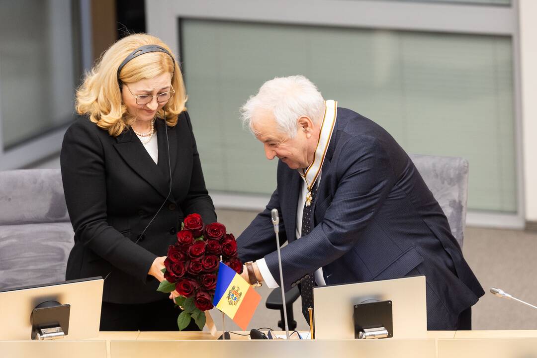 V. P. Andriukaičiui ir V. Matei įteiktos Aleksandro Stulginskio žvaigždės