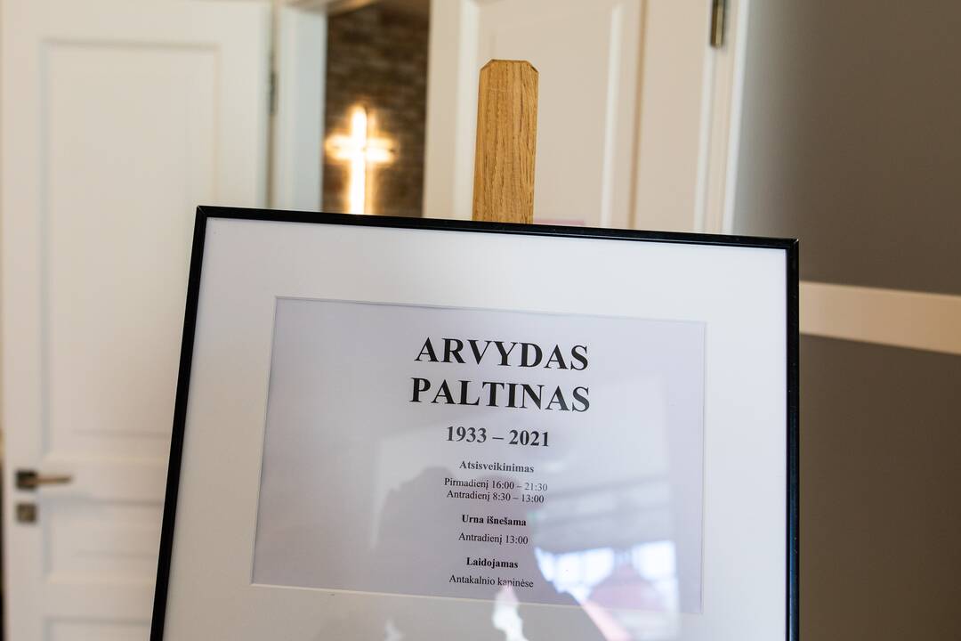 Atsisveikinimas su maestro A. Paltinu