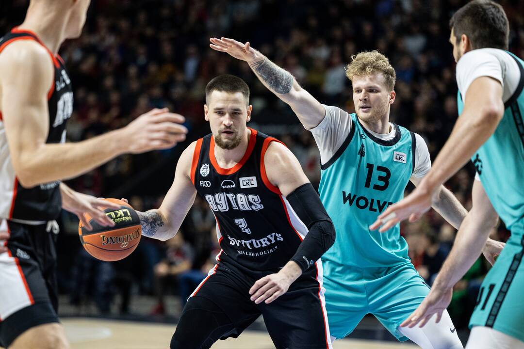 LKL rungtynės: Vilniaus „Rytas“ - „Wolves“