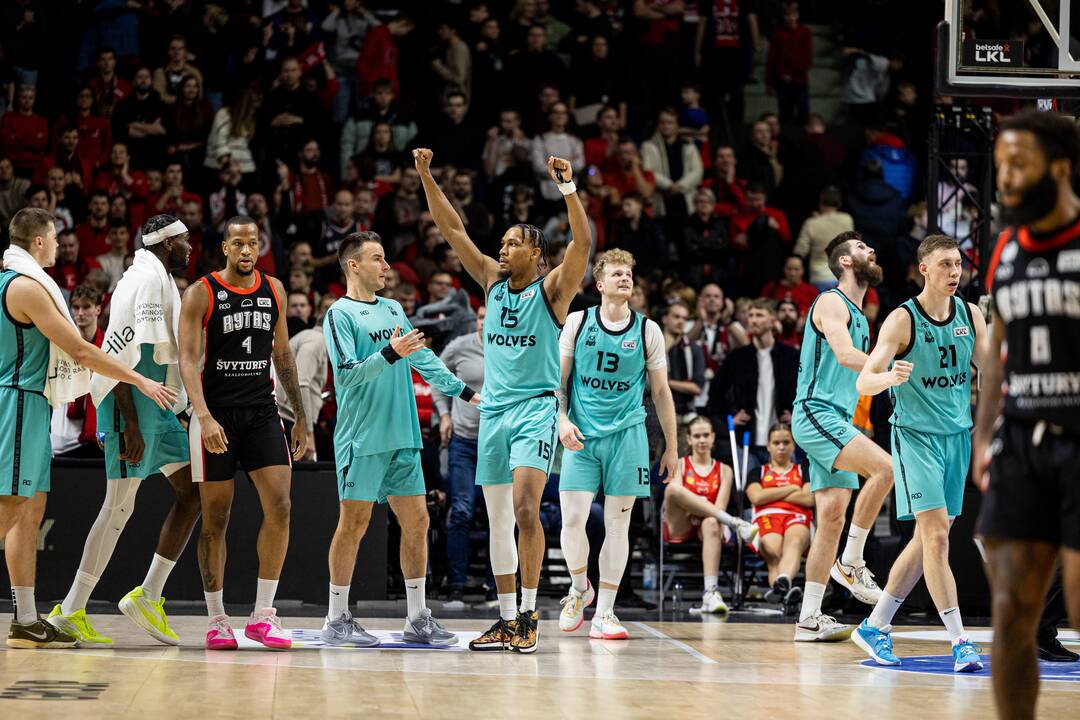 LKL rungtynės: Vilniaus „Rytas“ - „Wolves“