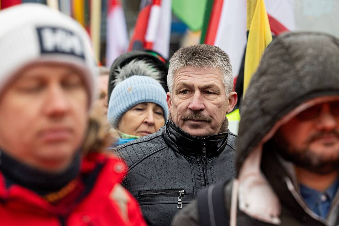 Vilniuje prasidėjo žemdirbių mitingas
