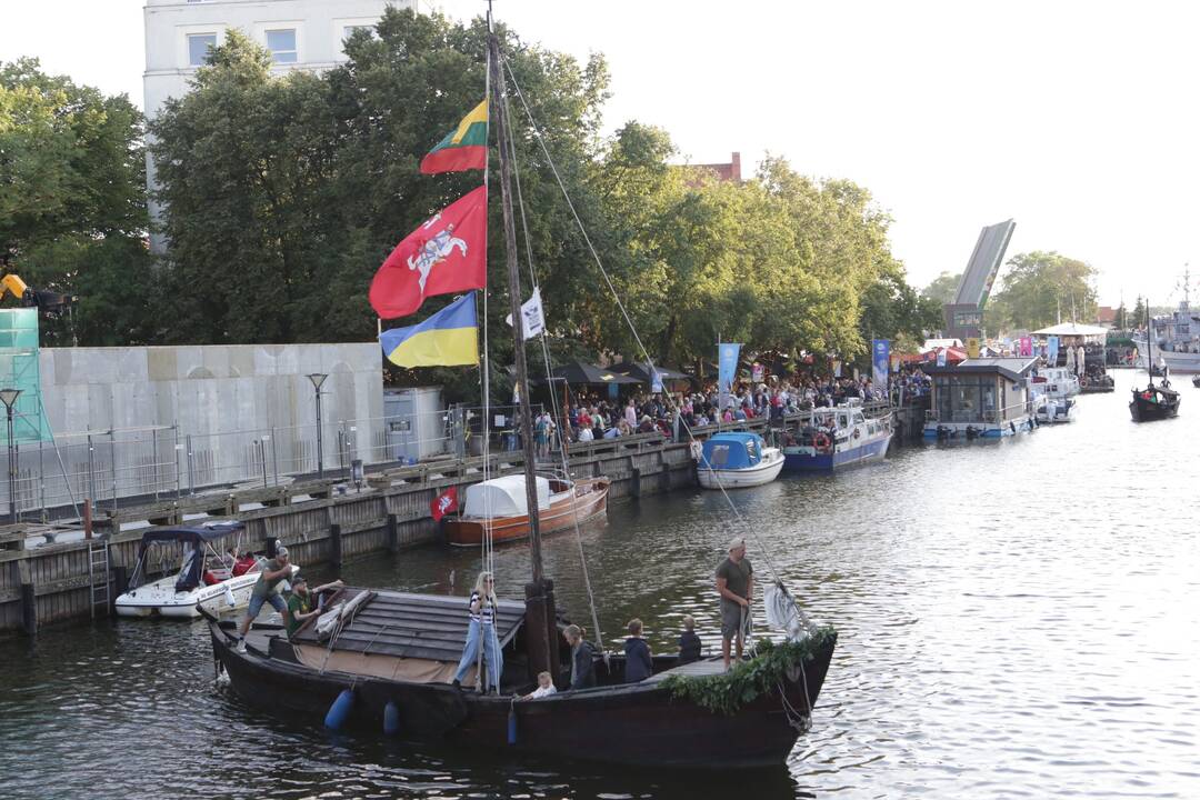 Unikalus tradicinių ir istorinių laivų paradas „Dangės flotilė“