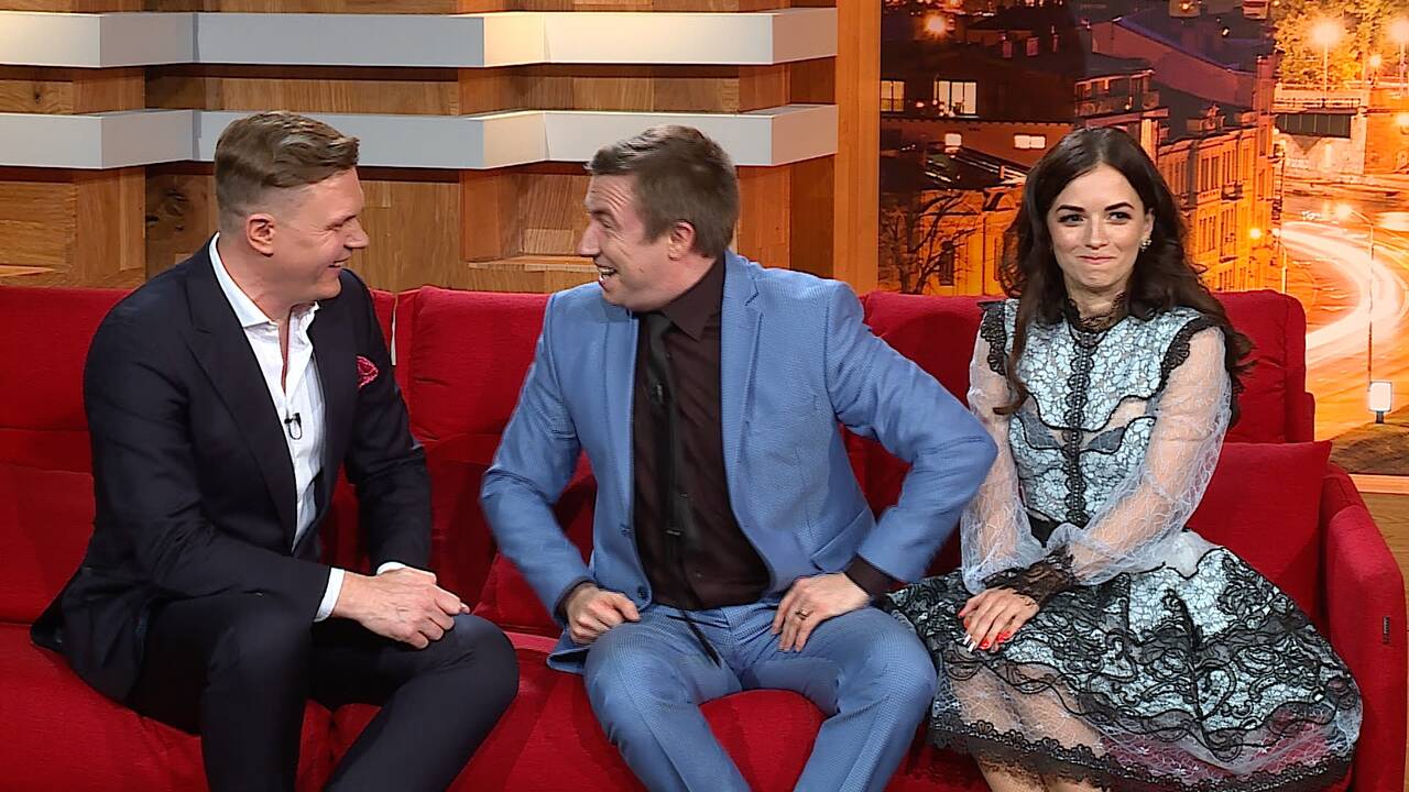 Marius Jampolskis ir Irūna Puzaraitė-Čepononienė.