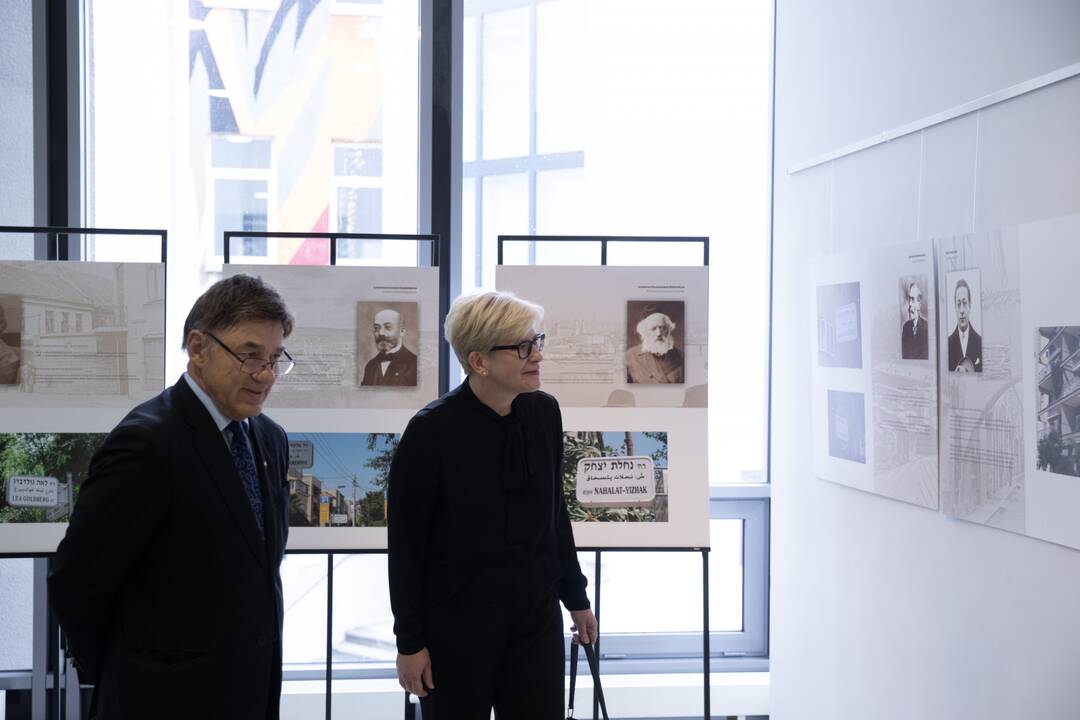Premjerė lankėsi Litvakų kultūros forume