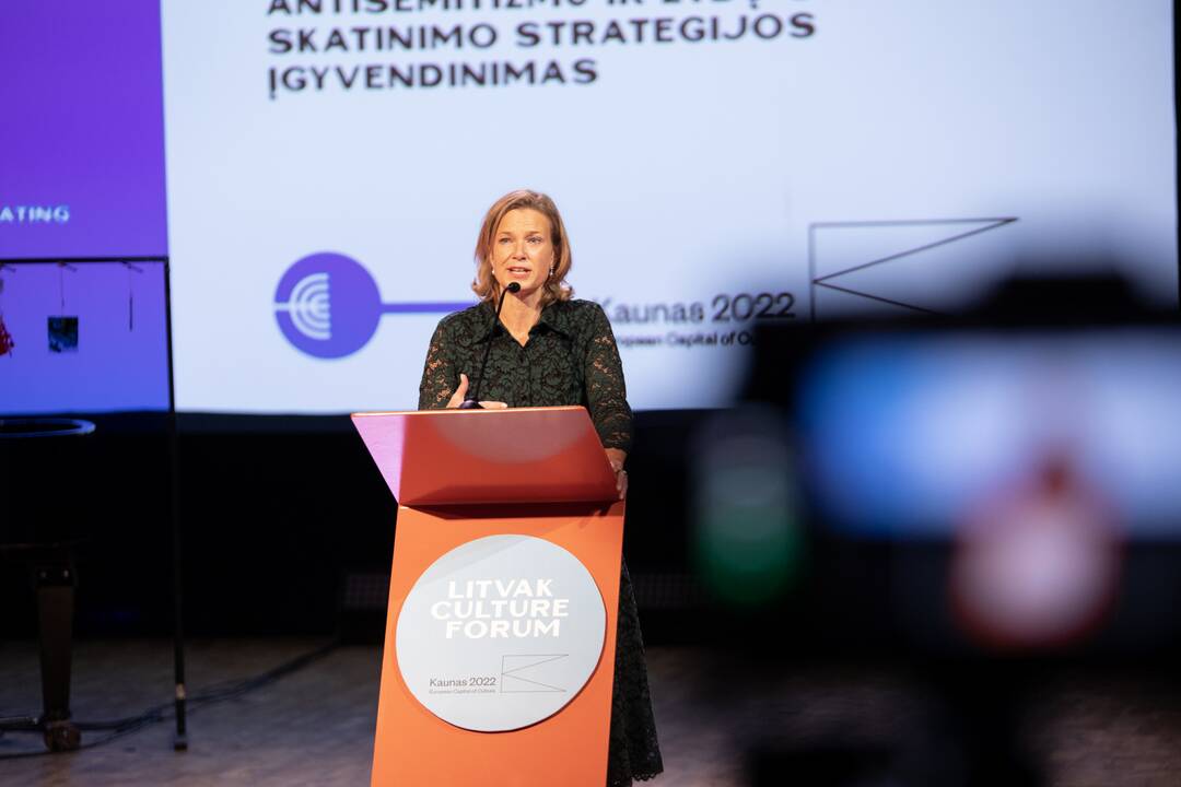 Premjerė lankėsi Litvakų kultūros forume