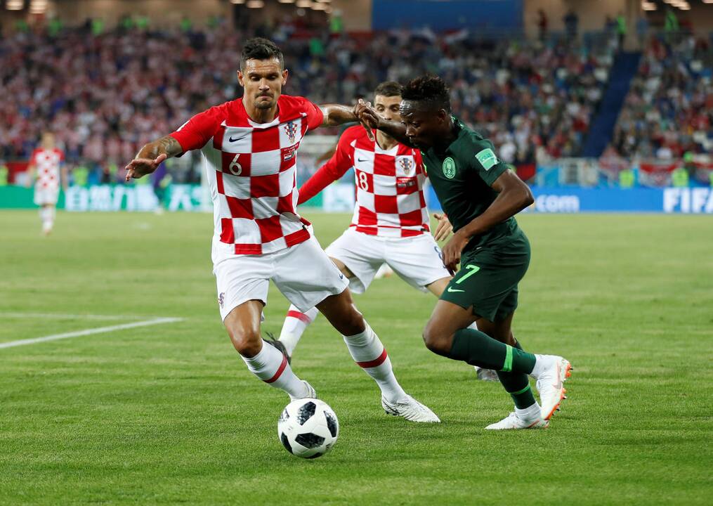 Kroatijos futbolininkai nugalėjo Nigeriją