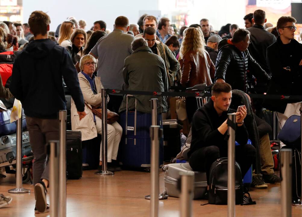 Spontaniškas streikas Briuselio oro uoste