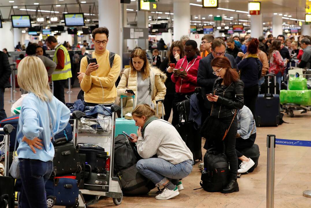 Spontaniškas streikas Briuselio oro uoste