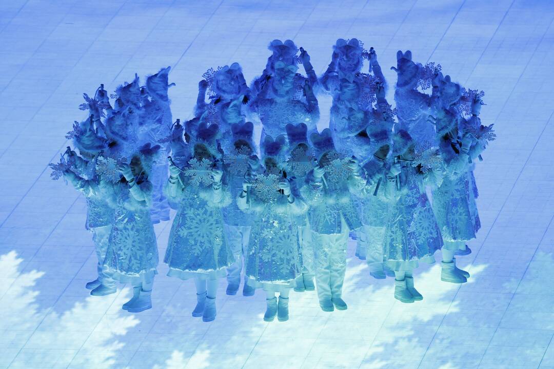 Pekine – žiemos olimpinių žaidynių uždarymo ceremonija