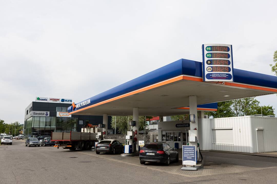 Kuro kainos Kauno degalinėse