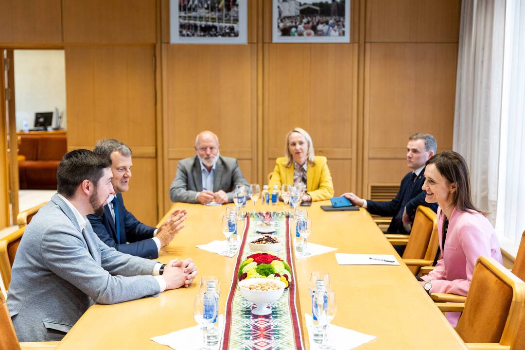 Seimo pirmininkės kabinete – Seimo dialogo grupės pasitarimas