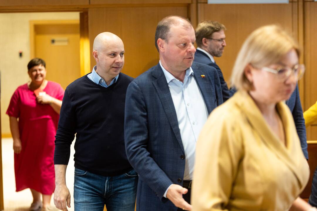 Seimo pirmininkės kabinete – Seimo dialogo grupės pasitarimas