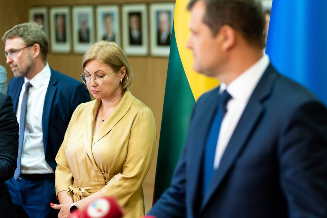 Seimo pirmininkės kabinete – Seimo dialogo grupės pasitarimas