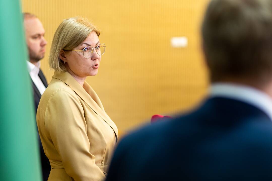 Seimo pirmininkės kabinete – Seimo dialogo grupės pasitarimas