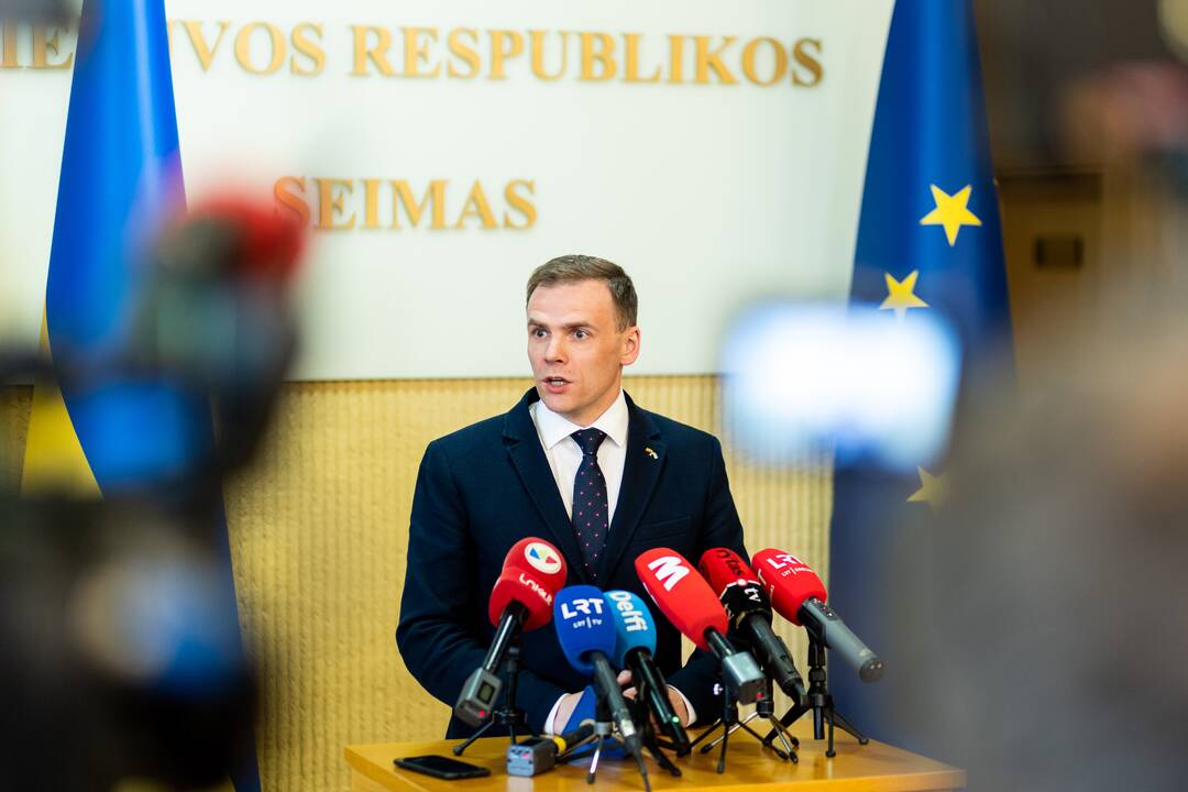 Seimo pirmininkės kabinete – Seimo dialogo grupės pasitarimas