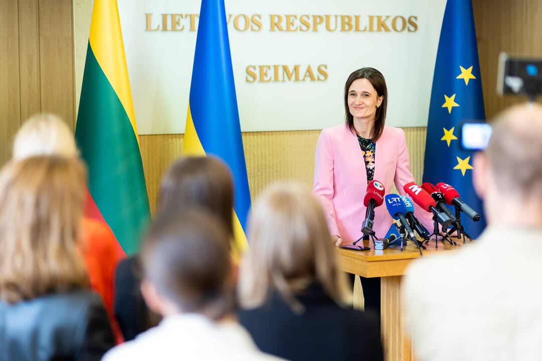 Seimo pirmininkės kabinete – Seimo dialogo grupės pasitarimas