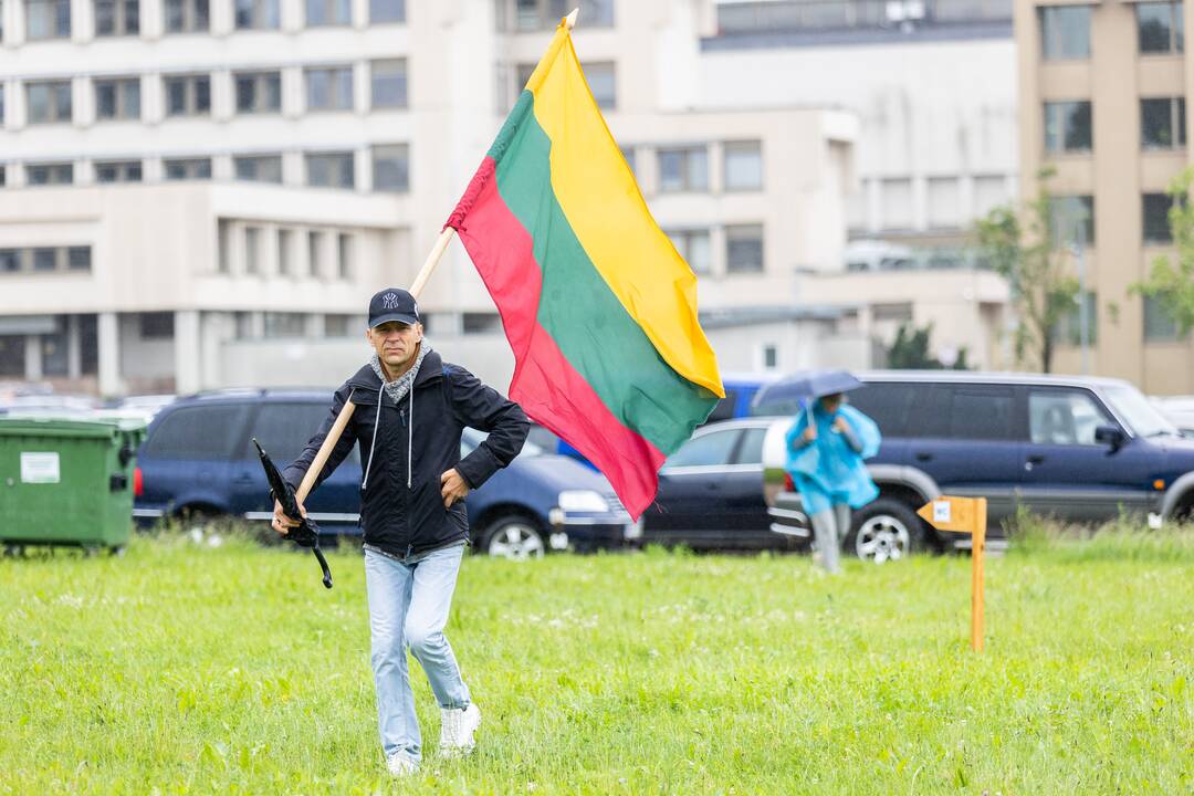 Šeimų sąjūdžio protestas prie Seimo