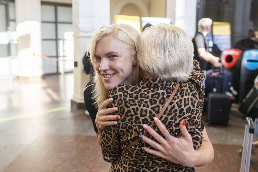 R. Meilutytė grįžo iš Pasaulio plaukimo čempionato