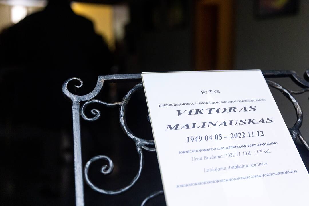 Atsisveikinimas su V. Malinausku