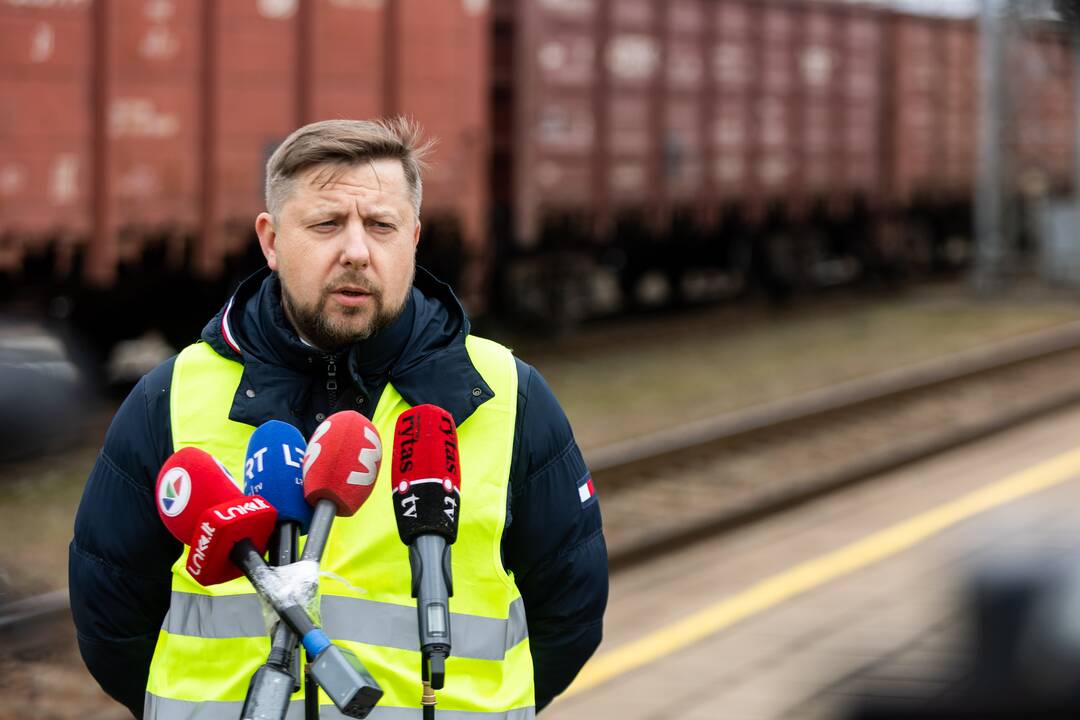 Spaudos konferencija apie stiprinamą krovinių gabenimo kontrolę